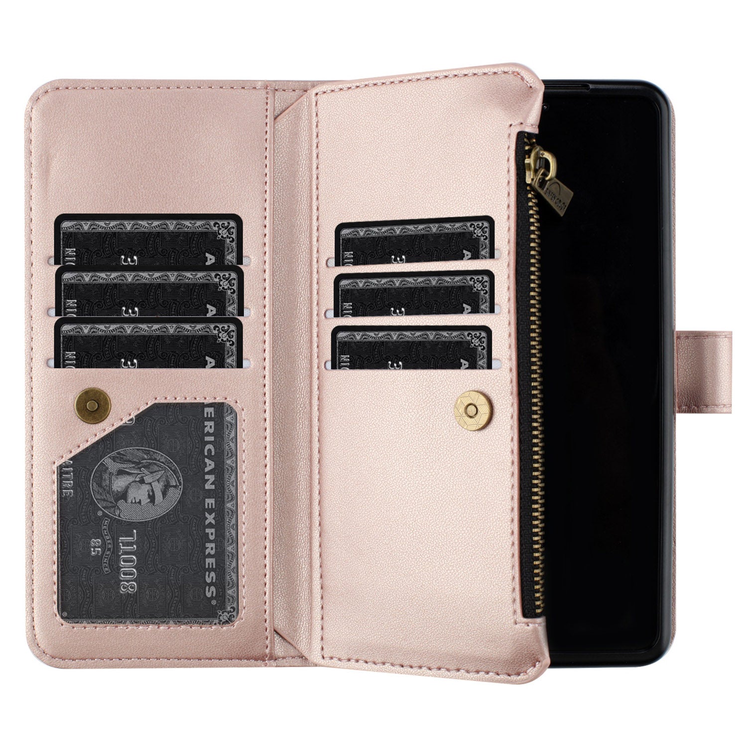 BINFEN COLOR Pro Samsung Galaxy Z Fold4 5G matný zip pouzdro na kapesní telefon PU kožený stojánek obal na peněženku BINFEN COLOR Pro Samsung Galaxy Z Fold4 5G matný zip pouzdro na kapesní telefon PU kožený stojánek obal na peněženku